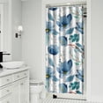 thumbnail image 2 of Waterproof Pioneer Shower Curtain 36x72 Inch Polyester Unique Colorful Floral Shower Curtain for Bathroom Hotel Home Decor with 7 Plastic Hooks, 2 of 5