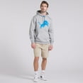 thumbnail image 5 of Men's Fanatics  Heather Gray Detroit Lions Legacy Fleece Pullover Hoodie, 5 of 7