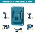thumbnail image 4 of Makita Support Mural pour Perceuse-Outil Électrique 18 V, Support de Rangement pour Outils à Batterie Fixe pour l'Atelier, le Garage, l'Organisation de Remise, 4 of 8
