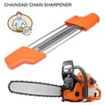 thumbnail image 1 of chainsaw sharpener, Chainsaw Chain Sharpener 2 in 1 Easy File Sharpening Grinder Tools for STIHL, File and Depth Gauge File in One Ergonomic Tool (White & Orange), 1 of 7