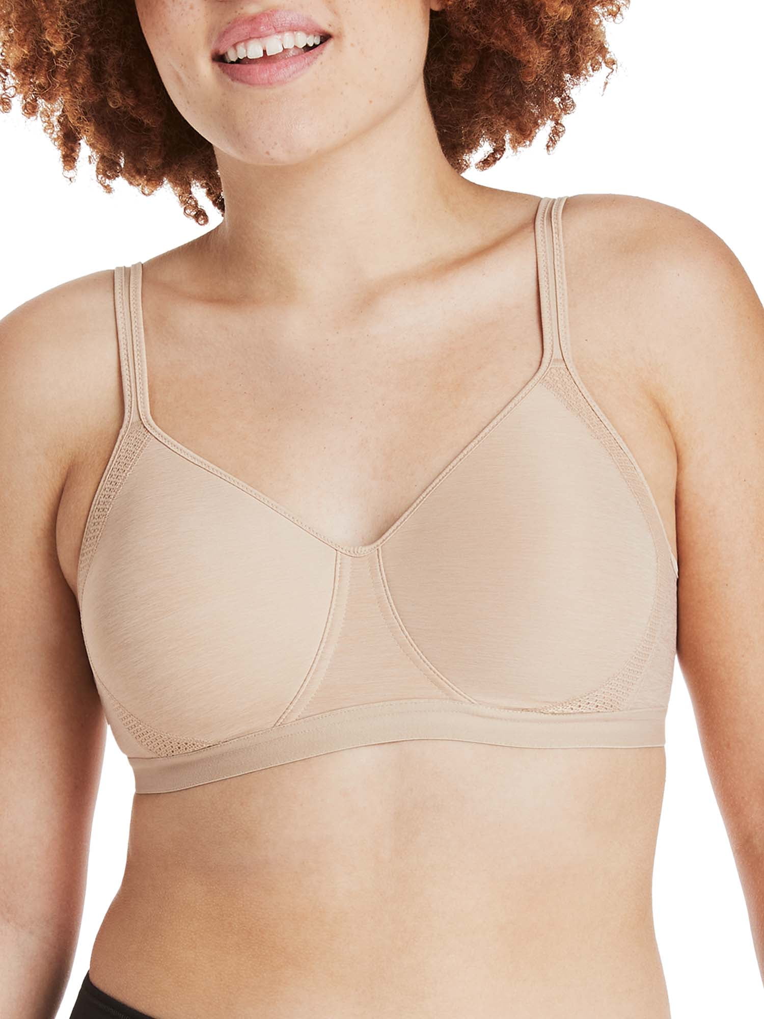 Hanes Women S X Temp Comfort Flex Fit Convertible Wireless T Shirt Bra Style W507 Walmart Com
