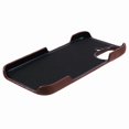 thumbnail image 4 of For iPhone 16 Plus Case Skin-Touch Leather+PC Phone Cover with Card Slot - Brown, 4 of 5