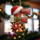 thumbnail image 4 of Adornos Navideños con Monograma Acrílico de 26 Letras y Gorro de Papá Noel | Adornos Colgantes 2D para Árbol de Navidad | Decoración Navideña para El Hogar | Adornos Navideños Multiusos para Chimenea, 4 of 5
