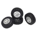 thumbnail image 5 of 4 pieces 1/24 Rubber Wheels and Tires Fit for Axial SCX24 00002 90081 RC crawler Car Trucks Accessories - B, 5 of 7
