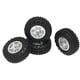 thumbnail image 5 of 4 Uds CNC Micro ruedas de neumáticos aptos para Axial SCX24 90081 00001 000002 RC crawler piezas de repuesto Plata B, 5 of 7
