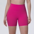 thumbnail image 3 of AzureSilk Womens Athletic Shorts Tight Yoga Pants Women No Front Seam Biker Shorts Lounge Workout running shorts for women Solid Color, Size S-XL, 3 of 6
