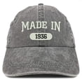 thumbnail image 1 of Trendy Apparel Shop Made in 1936 Embroidered 82nd Birthday Washed Baseball Cap, 1 of 2
