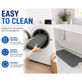 thumbnail image 2 of Extra Long Non-Slip Bathtub Mat 40 x 16 Inch, 200 Suction Cups, Fast Drain Holes, Machine Washable Shower Mat for Bathroom, Dark Gray, 2 of 7