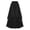 Black, variant on Women's Gothic Style Skirt Skirt 80s Skirt L