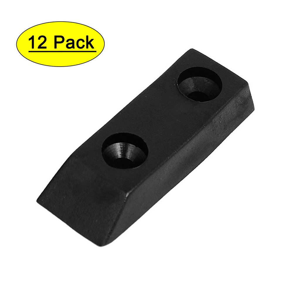 40mmx14mmx7mm Rubber Rectangle Shape Furniture Foot Protectors Pads