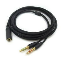 Earphone Cable Headphone Adapter Splitter Headset Microphone Cord For Electra/ 7.1 V2 Headphones 3.5mm