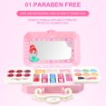 thumbnail image 2 of YOPTOP Kids Cosmetic Set Make Up Toys Kit Portable Baby Children Cosmetics Beauty Mini Box Infant Girl Play House Makeup Toys Princess Make Up Set Realistic Makeup Toy Gifts for Kids Infant Girl, 2 of 11