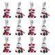 thumbnail image 1 of 12 Christmas Decorative Pocket Tablecloths Holiday Christmas Gifts (snowman), 1 of 5