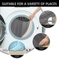 thumbnail image 5 of Hengbo 2 Pcs Memory Foam Bathroom Rug Set with U-Shaped Contour Toilet Mat for Extra Absorbent Bathroom Floor Gray, 5 of 8