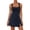 Navy #013, variant on Athletic Dress for Women Mini U Neck Sleeveless Built in Shorts with Pockets Tennis Golf Outfit M