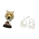 thumbnail image 5 of Escultura Moderna De Cabeza De Tigre Y Cisne, Figura De Animal, Artesanía, Elegante Estatua Decorativa De Cerámica Para Entrada, Sala De Estar, Estantería, Mesa, Pasillo, Armario., 5 of 8