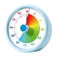 thumbnail image 1 of Temporizador visual de 60 minutos, recordatorio de tareas, herramienta de estudio para educación en el hogar, reloj despertador silencioso de cuenta Azul, 1 of 8