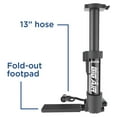 thumbnail image 4 of Zefal Little Big Air Universal Foot Floor Pump (Bikes Tires, Balls, Portable, 80 Psi Capacity, 1.15 lb), 4 of 8