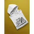 thumbnail image 3 of Doodle Monster  Hoodie Men -Image by Shutterstock, Male XX-Large, 3 of 4