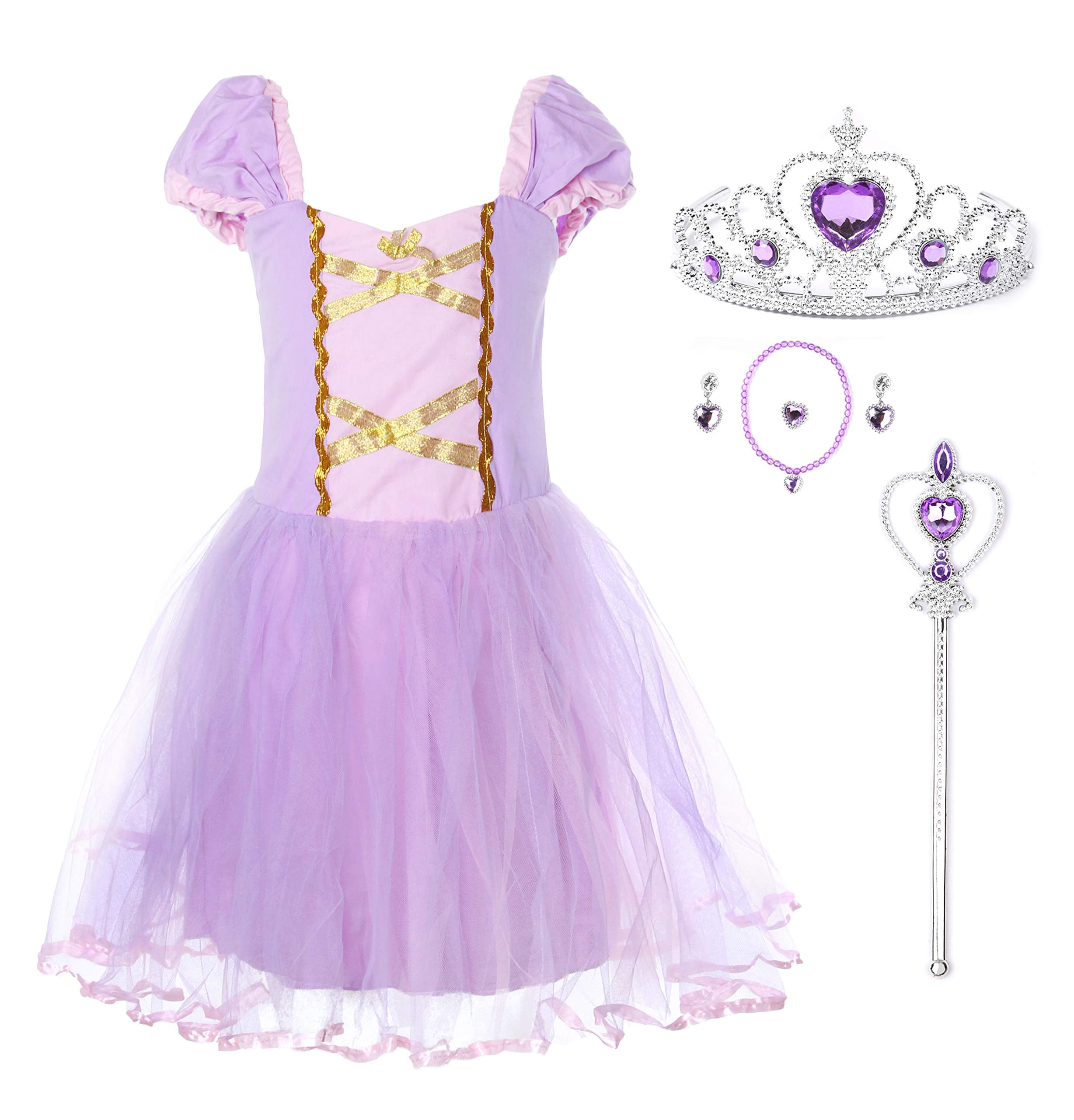 rapunzel white dress