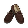 thumbnail image 2 of Isotoner Microsuede Moccasin Slipper with Whipstitch (Men's), 2 of 4