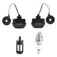 thumbnail image 1 of Tapa del tanque de combustible para Stihl FS38 FS45 FS46 FS48 FS52 FS55 FS56 FS62 FS66 FS80 FS81 FS86 FS88 FS108 FS120 FS200 FS300 FS350 FS400 FS450 con bujía, 1 of 5