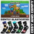 thumbnail image 3 of Pack de 5 Medias hasta la Pantorrilla para Niños Minecraft Talla 6-14 años, 3 of 6