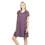Mommy Style Nursing Nightgown | Breastfeeding Lounge Dress with Hidden Nursing Panel | Breathable, Lightweight & Comfortable Delivery Gown