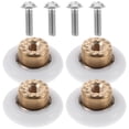 thumbnail image 3 of 4pcs Shower Door Rollers Glass Door Runners Replacement Shower Door Hardwares, 3 of 5
