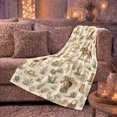 thumbnail image 6 of Western Desert Horseback Riding decorative motif Print, Rustic Farmhouse Horse Scene, Warm Flannel Blanket for Ranch House and Living Room, Horse Lovers Thanksgiving Gift, Rustic Home Decor, 6 of 9