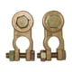 thumbnail image 1 of 2x tuerca marina latón cobre Terminal de batería poste cabeza de batería abrazaderas Clips conector positivo negativo, 1 of 5