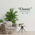 thumbnail image 2 of Classic - A Book Which People Praise And Don't Read - Reading Quote Vinyl Wall Art Stocker Decal Reading Hobby Activity Home Library Area Living Room Boys Girls Kids Décor Design Size (24x40 inch), 2 of 3