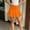 Orange, variant on OGLCCG Girls Pleated Skirt with Shorts Athletic Tennis Skirts Kids Teen High Waisted School Uniform Mini Skirts 2-15 Years