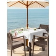thumbnail image 3 of Outdoor Tablecloth with Umbrella Hole for Patio/Picnic/Party/Camping, Pink Green Spring Waterproof Table Cloth Square Cover Washable, Floral Eucalyptus Leaves Watercolor Plant (54"x 54"), 3 of 8