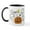 White/Black Inside, variant on CafePress - Peanuts Snoopy Sketch Pumpkin Mug - 11 oz Ceramic Mug - Novelty Coffee Tea Cup