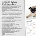 thumbnail image 5 of The Beauty of Pugs | 2024 14x24" (Hanging) Wall Calendar | StarGifts, 5 of 8