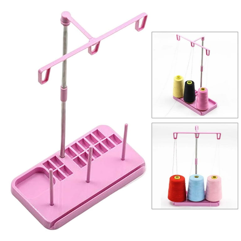 Thread Spool Holder Stand Cone Thread Sewing Machine Accessories DIY Sewing  Crafts, 3Spools Holder for Domestic Sewing Machine, Embroidery 