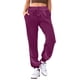 thumbnail image 3 of WILLBEST Pantalones Casuales para Mujer, Pantalones Deportivos de Cintura Elástica con Cordón de Color Sólido para Mayor Comodidad y Estilo, Ideales para el Ocio y el Uso Diario. Extra Grande, 3 of 5