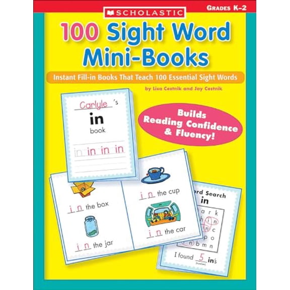Pre-Owned 100 Sight Word Mini-Books: Instant Fill-in Mini-Books That Teach 100 Essential Sight Words (Teaching Resources), 9780439387804, 0439387809, Paperback, 11.1.2005 edition