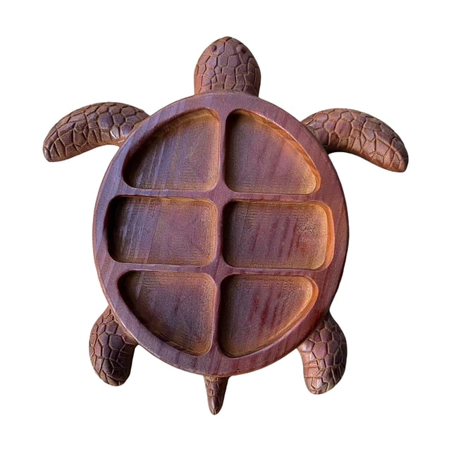Turtle Wood Cheese And Meat Platter Seafood And Seafood Designed Tray Moving In Unique Gift