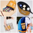 thumbnail image 5 of Xecao Flying Ducks Print Telescopic Pencil Bag Pen Holder Pop Up Stationery Case Stand-up Retractable Transformer Bag Standing Organizer, 5 of 6