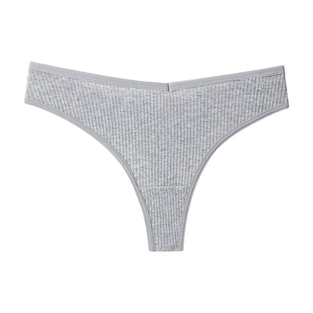 AnuirheiH Women Thong G-String Cotton Thongs Women Panties Sexy V Waist Female Underpants Pantys Lingerie Sale on Clearance