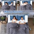 thumbnail image 3 of Wegoodlder Weighted Blanket for Adults Queen Size Breathable Microfiber Material Heavy Blanket with Glass Beads ( 48" x 72", 12 lbs), 3 of 7