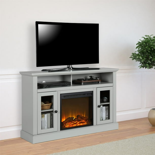 Ameriwood Home Chicago Electric Fireplace TV Console for TVs up to a 50