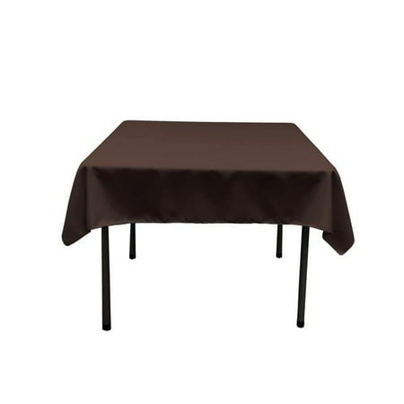 

TCpop58x58-BrownP22 Polyester Poplin Square Tablecloth Brown - 58 x 58 in.
