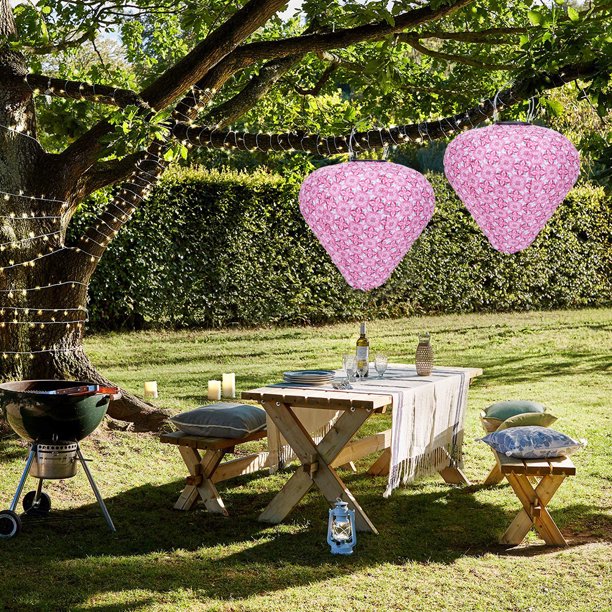 Linterna Solar Bola de luz 300LM Lámpara de decoración al aire libre en forma de diamante para pasillo Verand Patio Sywqhk Para estrenar