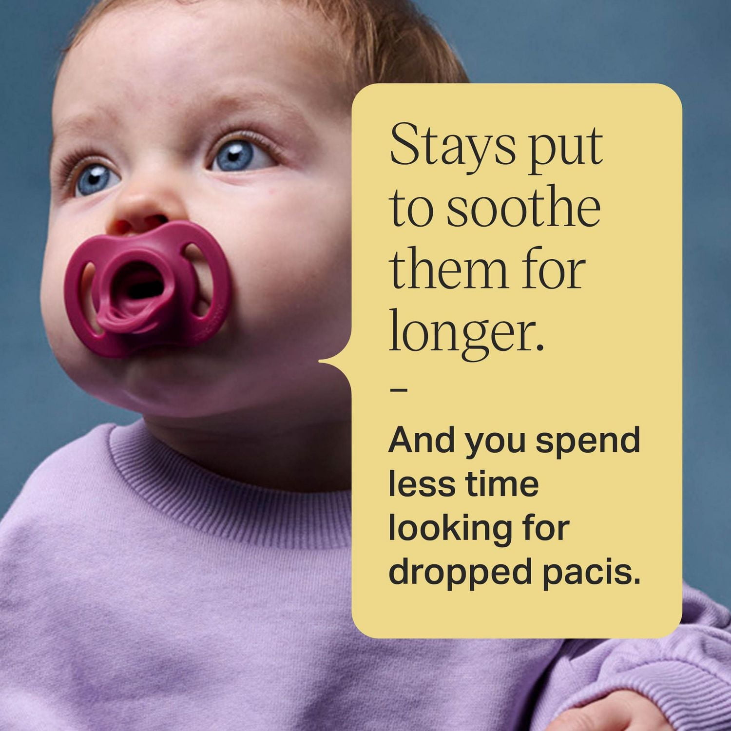 Tommee Tippee Ultra-light StayPut Pacifier, 18-36m, 4 Count, One-Piece Silicone Design