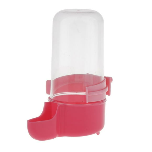 Botella de Agua Del Alimentador Del Del Pájaro Del Animal Doméstico de 1 Pieza para Del Del Aviario - rojo, Los 5x12cm Colco Alimentador de agua para pájaros