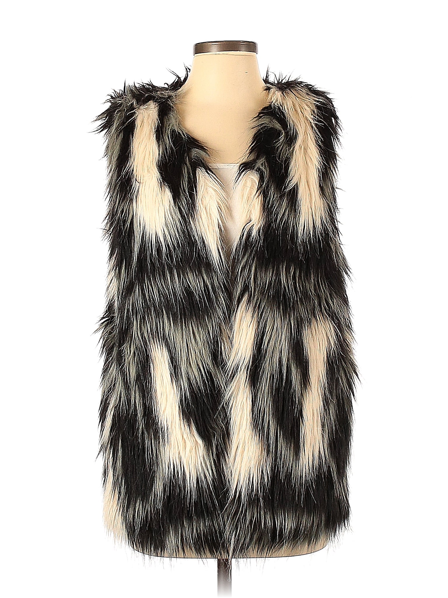 Faux Fur Vest - Walmart 