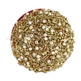 thumbnail image 3 of Adorno Bola De Navidad ANGGREK de Vidrio Flocado Color Rojo 9 cm, 3 of 7